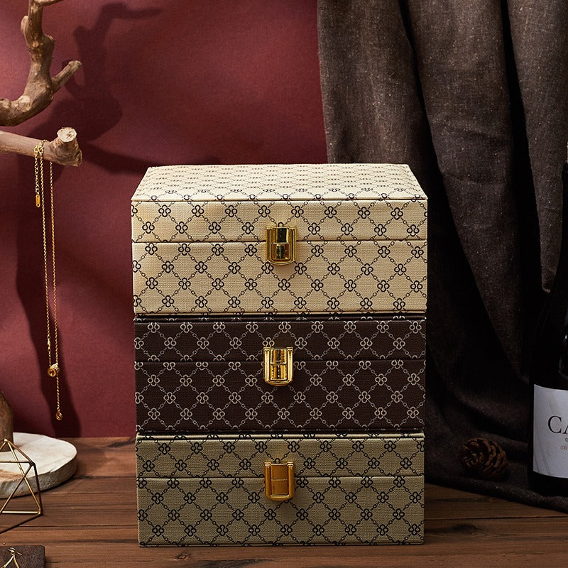 Classic Jewelry Box & Watch Organizer