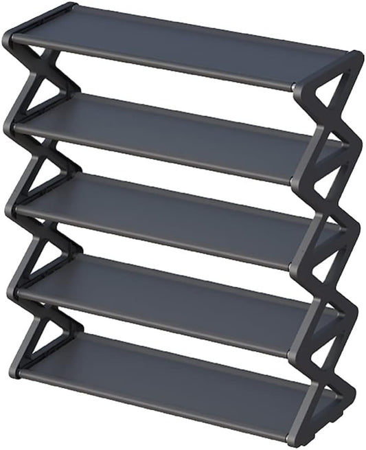 5 Layers Foldable Shoe Organizer Stand